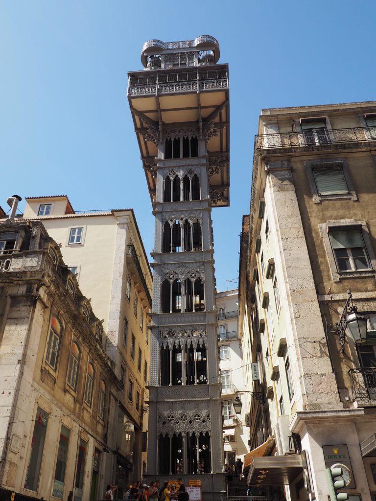 Lisbon with kids: Santa Justa Elevator